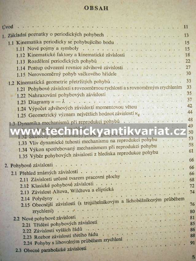 Vačkové mechanismy pro výrobní stroje - Karel Petrů (1962)