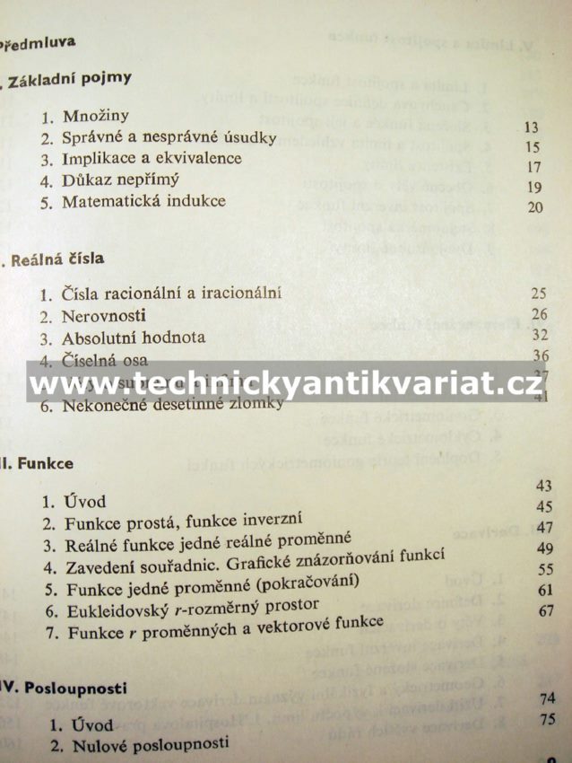 Diferenciální počet - Rudolf Výborný (1966)