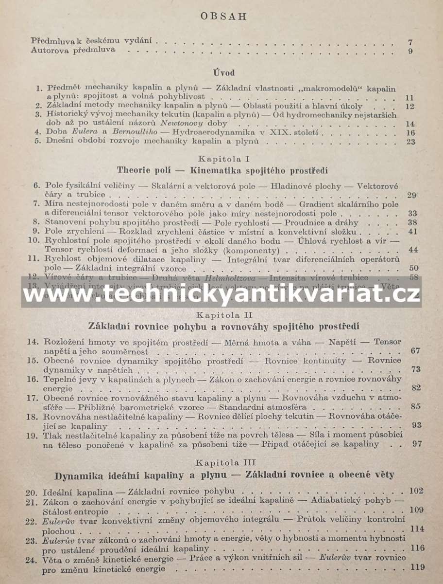 Mechanika kapalin a plynů I.II. - L.G.Lojcjanskij (1954)