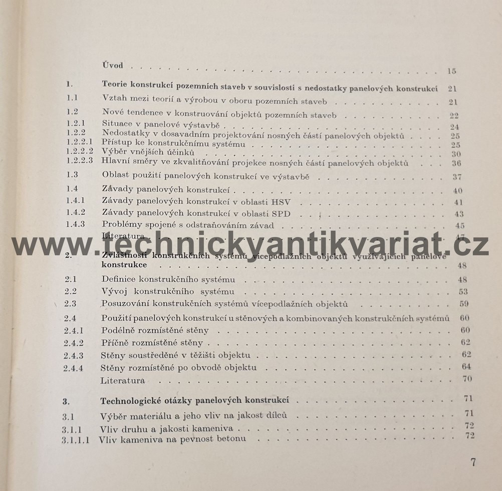 Panelové objekty, zásady konstruování a provádění - V. Rojík (1974)