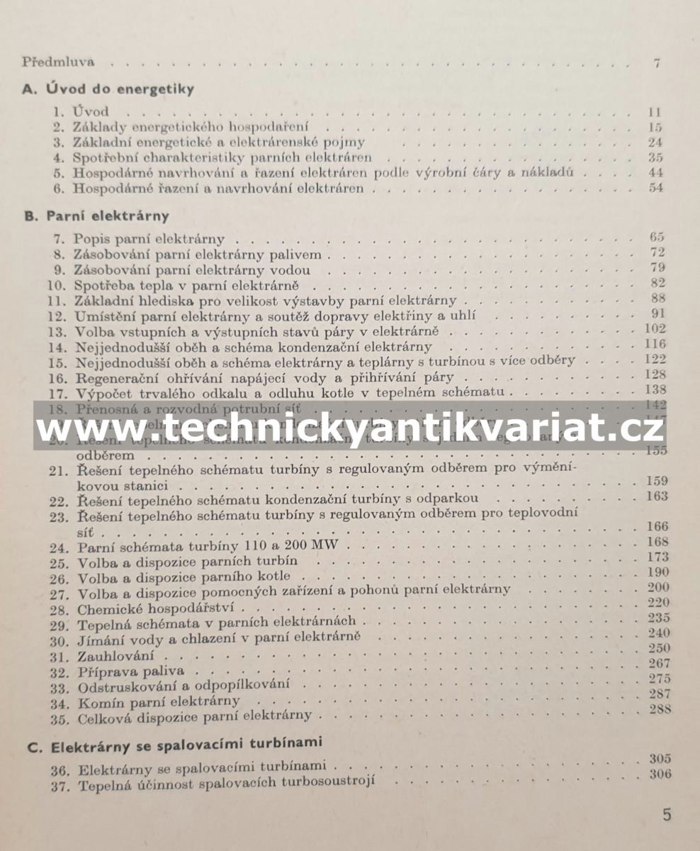 Výroba a rozvod elektrické energie I. - Matěna, Brauner, Tůma (1971)