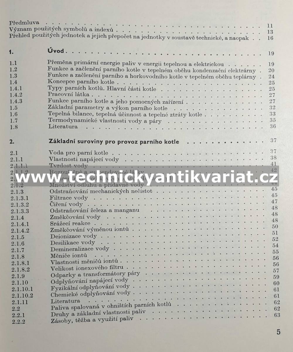 Parní kotle a spalovací zařízení (1975)