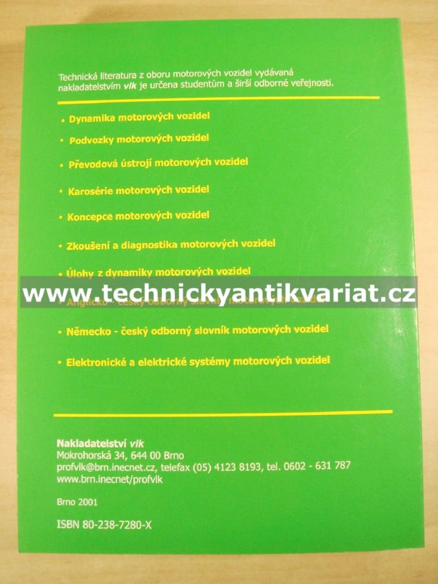 Německo český odborný slovník motorových vozidel - František Vlk (2001)