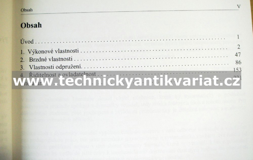 Úloha z dynamiky motorových vozidel - František Vlk (2001)