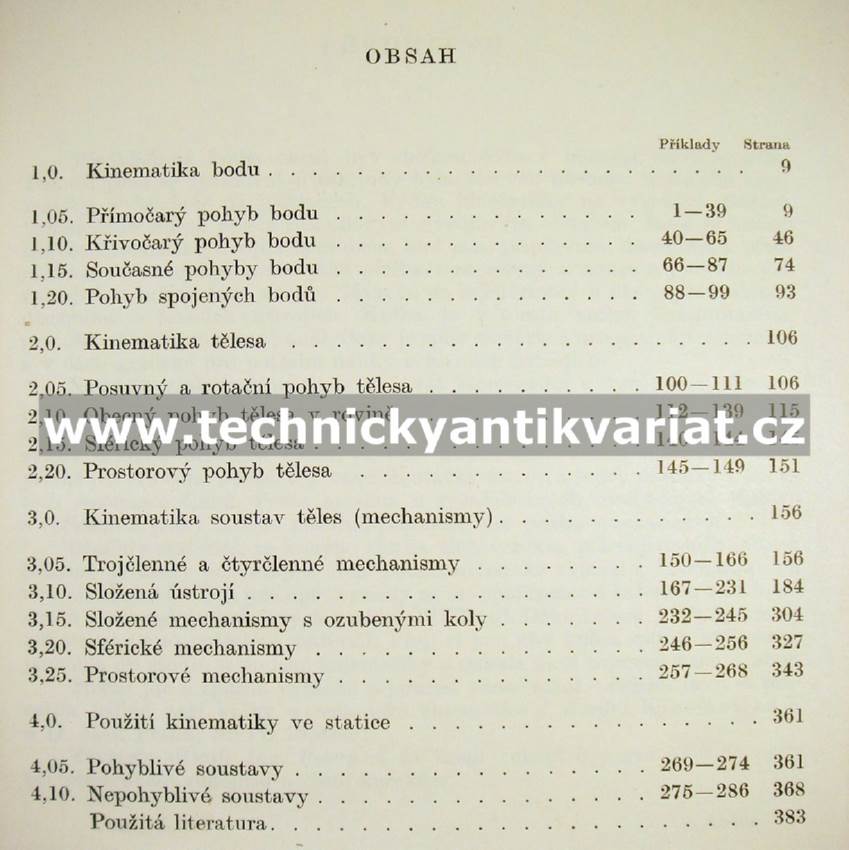 Sbírka řešených příkladů z kinematiky - Rudolf Brepta (1957)