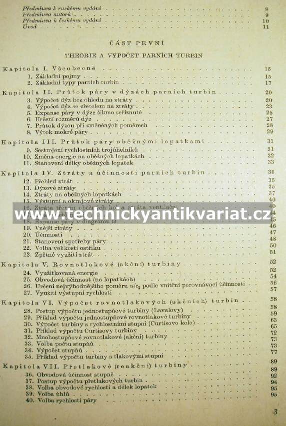 Theorie a konstrukce parních turbín - Kirillov, Kantor (1953)
