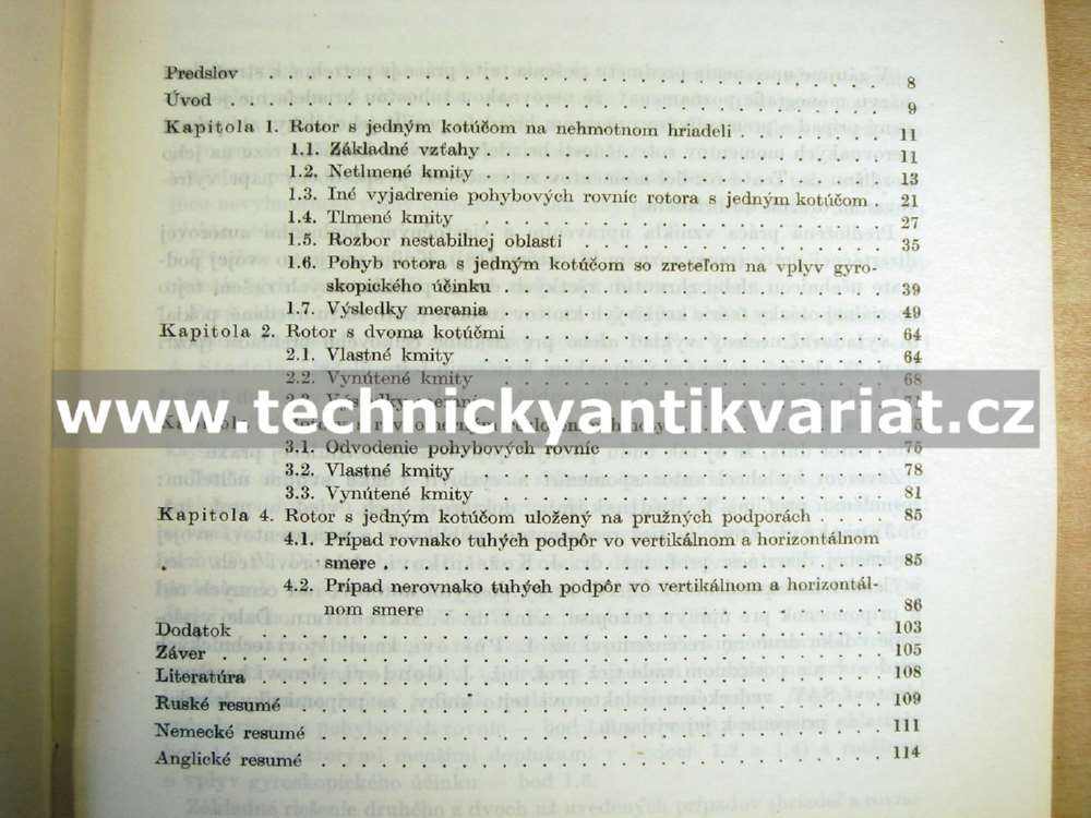Kmitanie rotorov s nerovnakou tuhosťou hriadeľa - Aleš Tondl (1958)