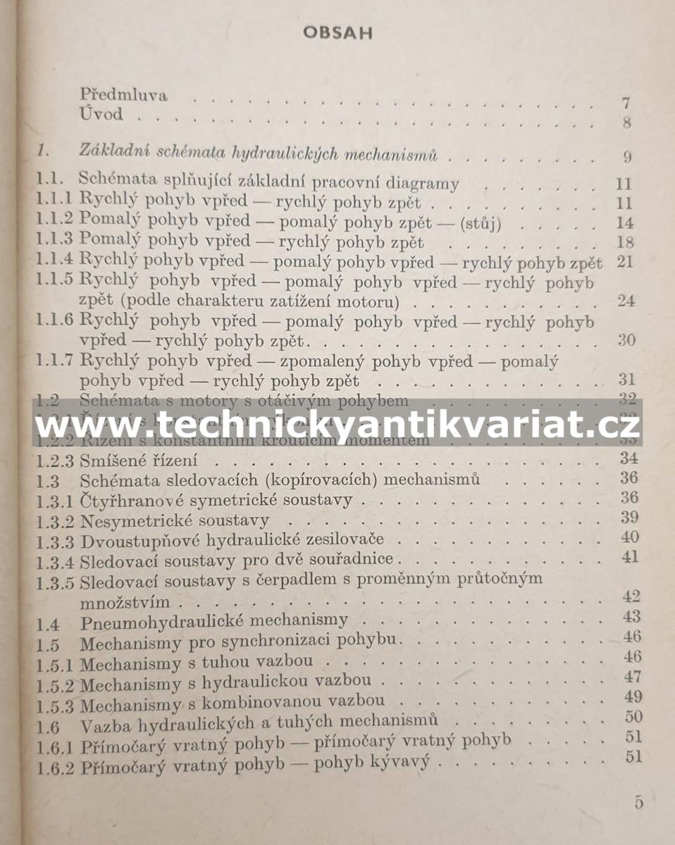 Hydraulické mechanismy - Josef Prokeš (1963)