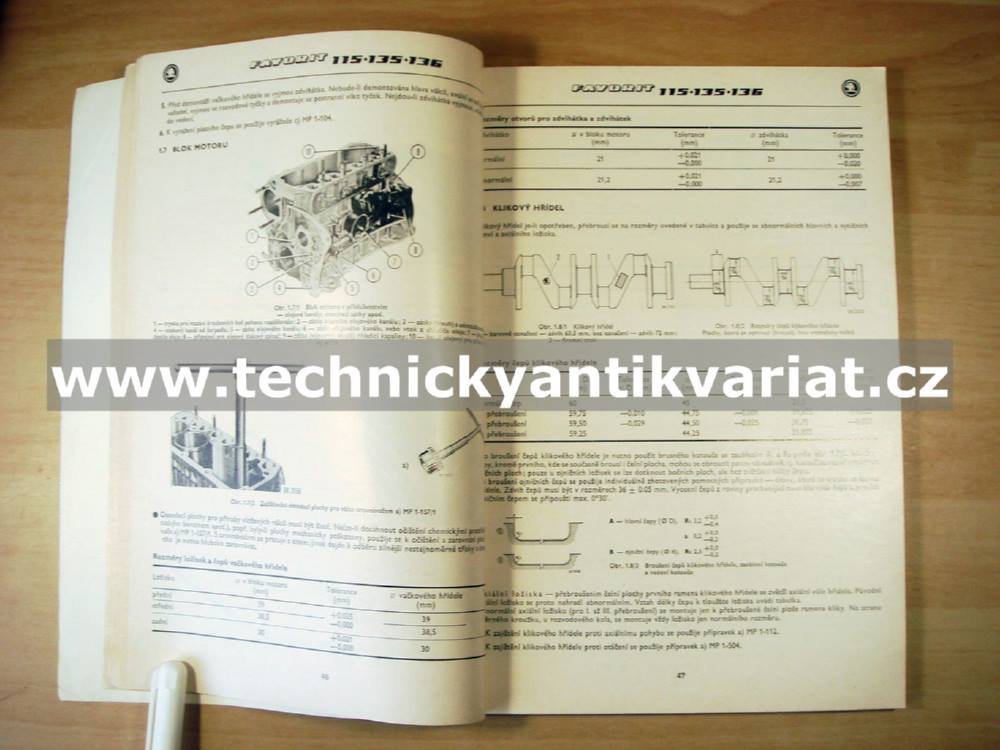 Škoda Favorit 115S, 115L, 135L, 135LS, 136L, 136LS - dílenská příručka (1989)