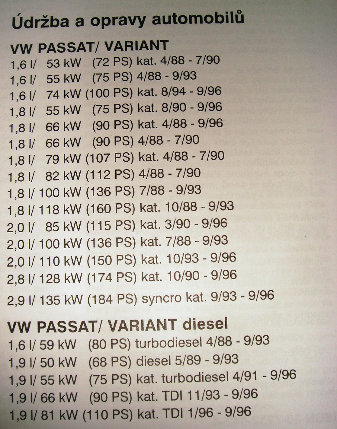 Volkswagen Passat - H.R.Etzold - Jak na to? č.16 (2001)