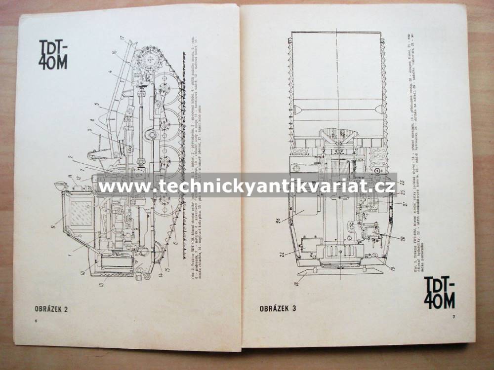 Traktor TDT40M - katalog náhradních dílů (1965)