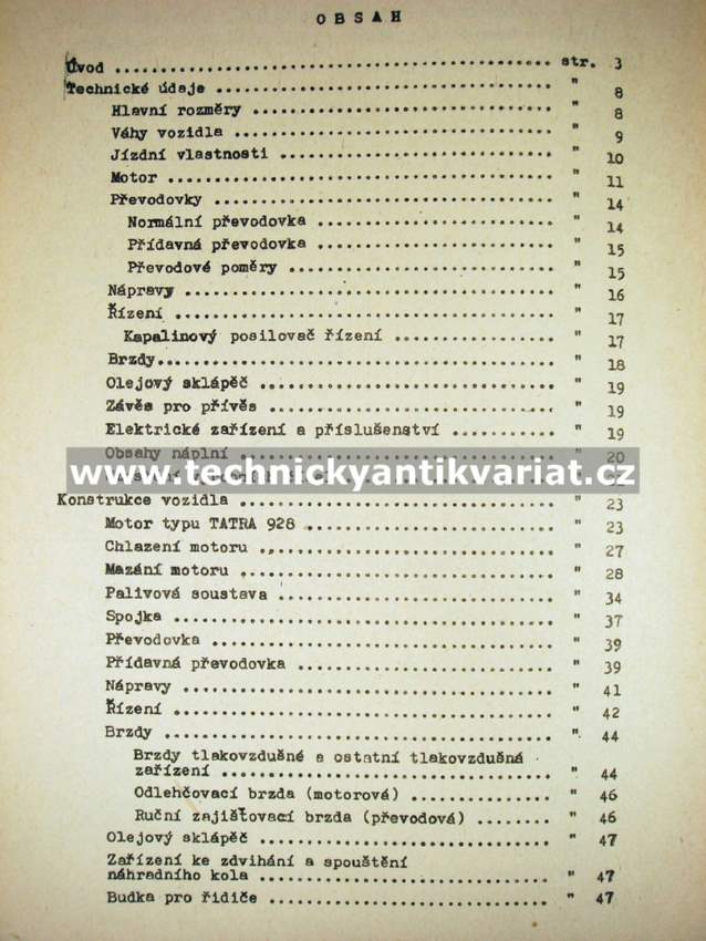 Tatra 138 S1, Tatra 138 S3 - příručka (1964)