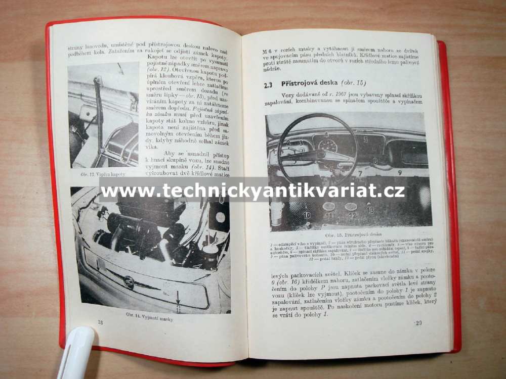 Trabant 600 a 601 - údržba a opravy vozů - Šlehofér (1971)
