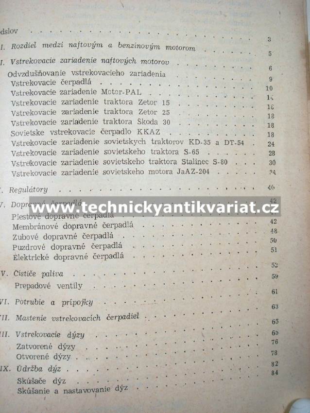 Obsluha vstrekovacieho zariadenia naftových motorov - Jaromír Indra (1955)