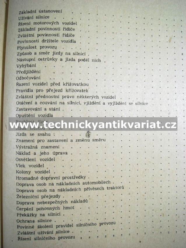 Učebnice předpisů silničního provozu - Srnec, Vinš (1955)