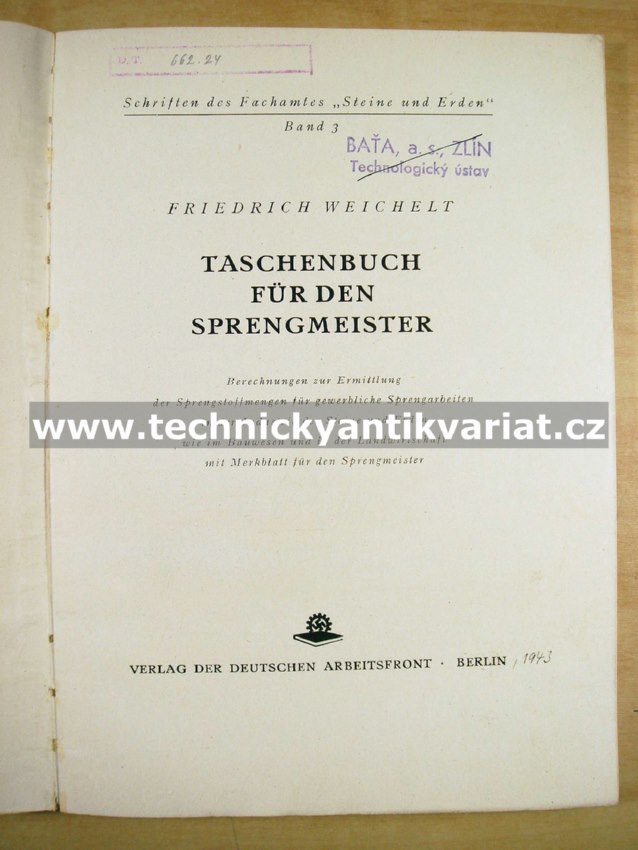 Taschenbuch für den Sprengmeister (1943)