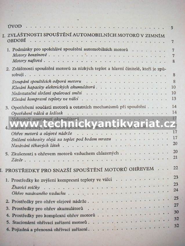 Provoz motorových vozidel v zimě (1958)