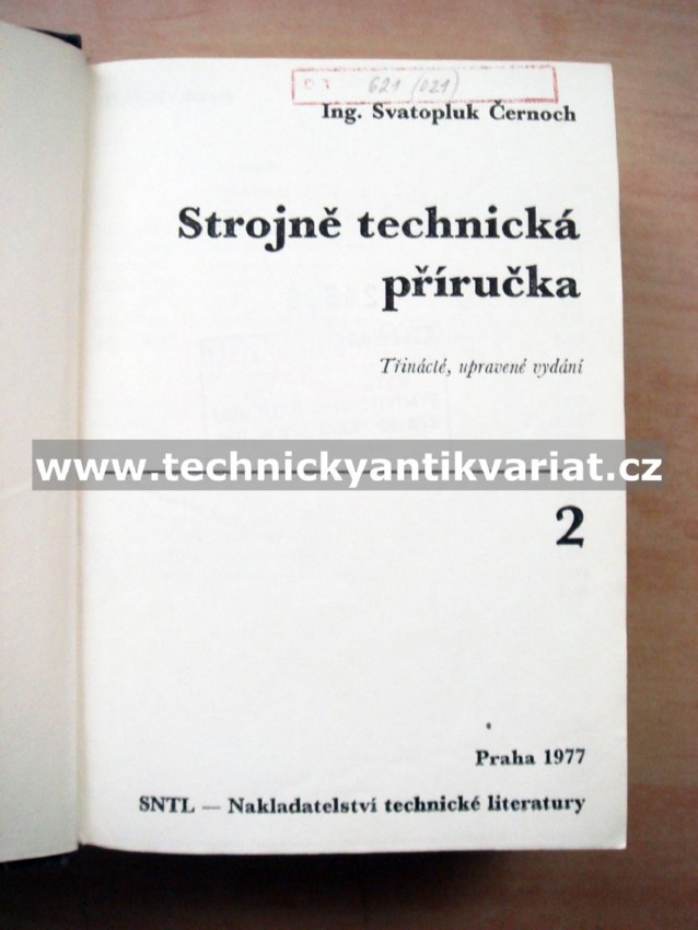 Strojně technická příručka 2 - Svatopluk Černoch (1977)