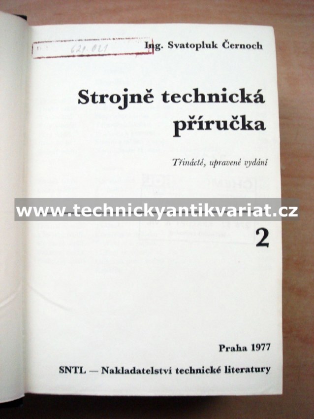Strojně technická příručka 2 - Svatopluk Černoch (1977)