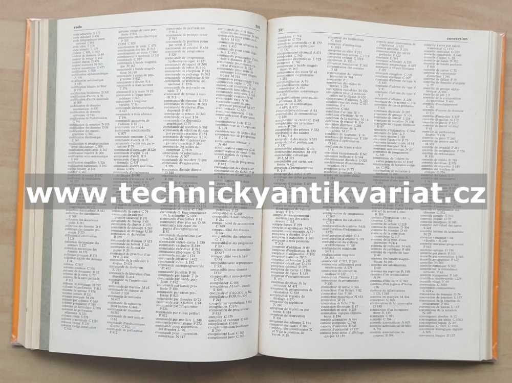 Technický prekladový slovník - Automatizovaný zber dát programovanie (1976)