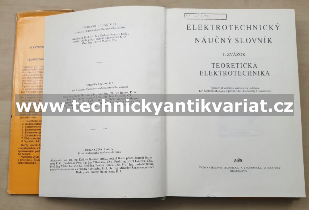 Naučný slovník elektrotechnický 1 Teoretická elektrotechnika (1977))