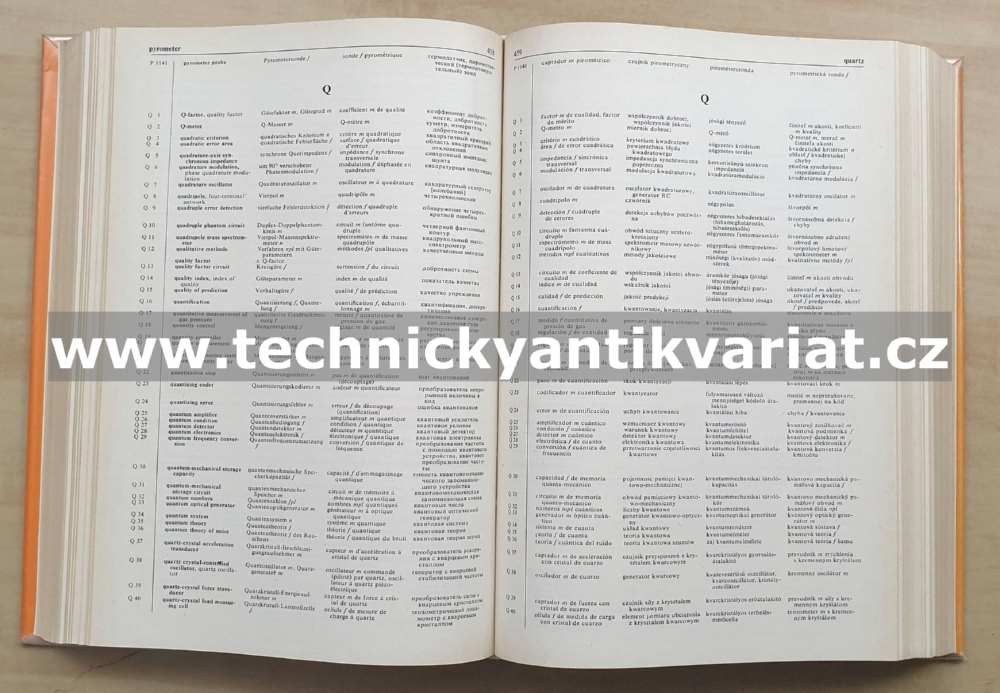 Technický prekladový slovník - Automatizačná technika - AJ, D, F, R, Š, P, M, S (1975)