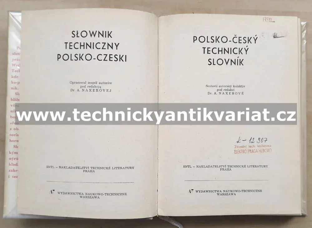 Technický slovník polsko-český, česko-polský (1967)