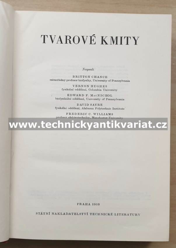Tvarové kmity - Chance, Hughes, Mac Nichol, Sayre, Williams (1959)