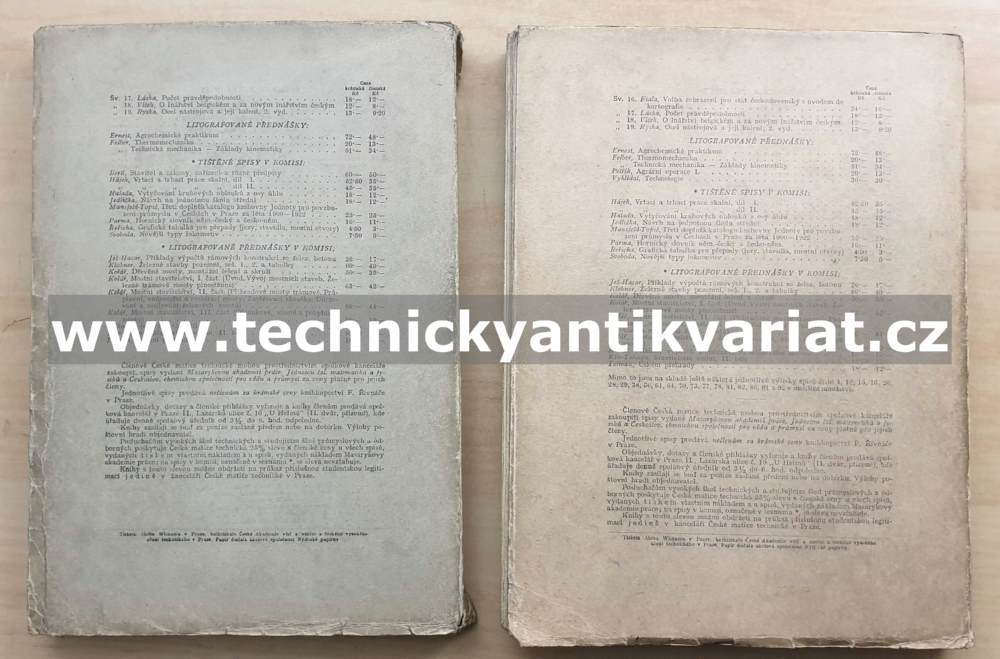 Vodní motory III. text+tabulky (1928)