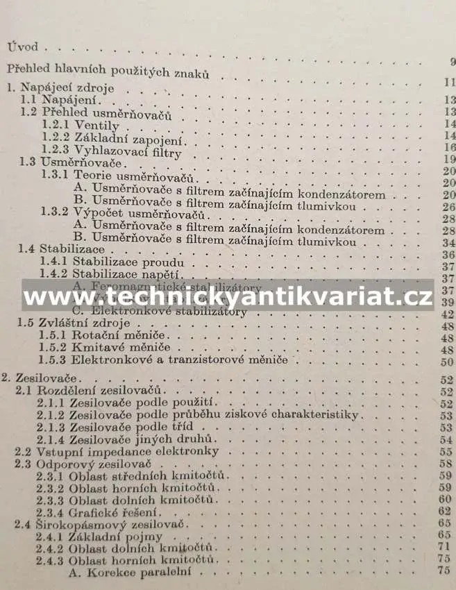Rozhlasová a televizní zařízení - Jiří Tůček (1961)