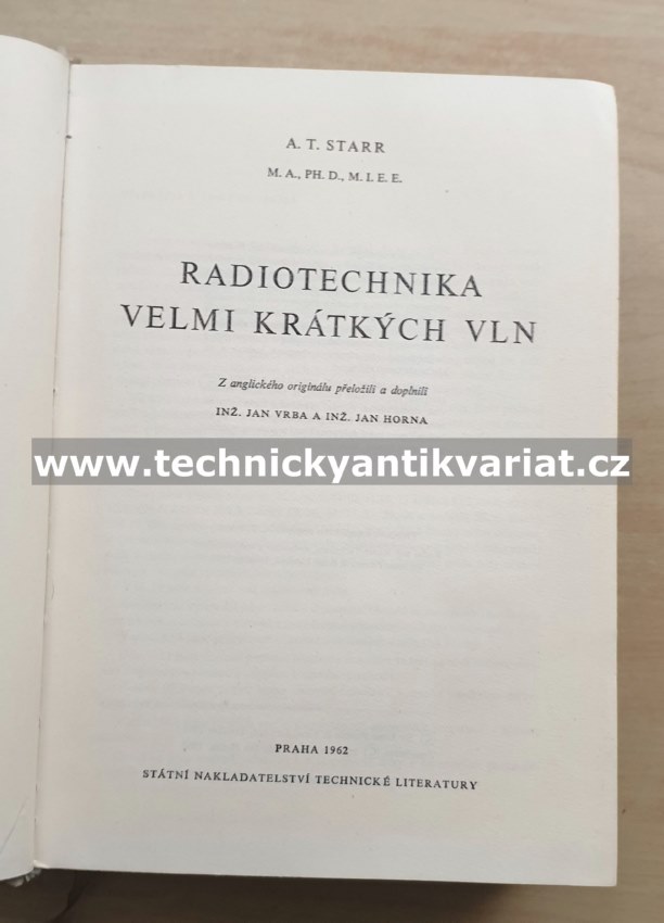 Radiotechnika velmi krátkých vln - Starr (1962)
