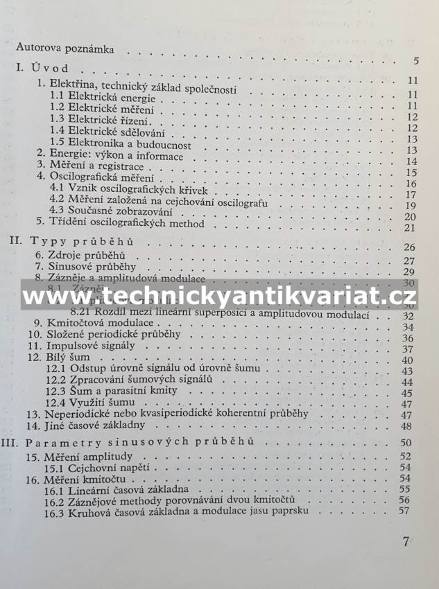Oscilografická měření - Norton Nadler (1958)