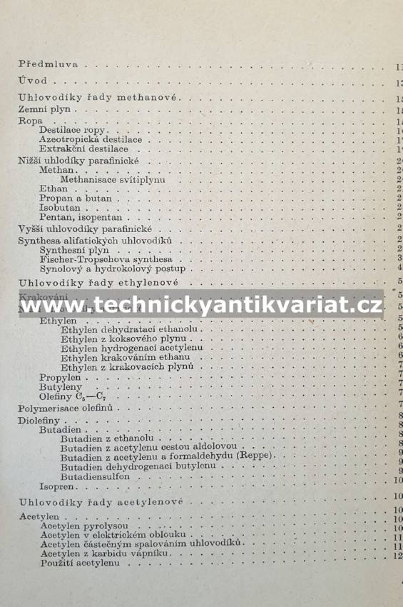 Organická technologie I. - Viktor Ettel (1955)
