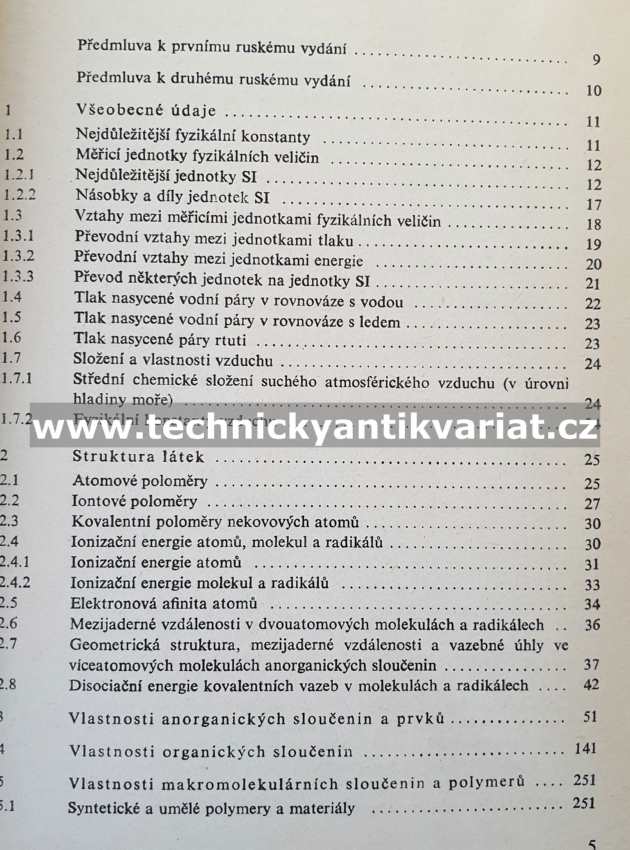 Stručná chemická příručka - Rabinovič, Chavin (1985)