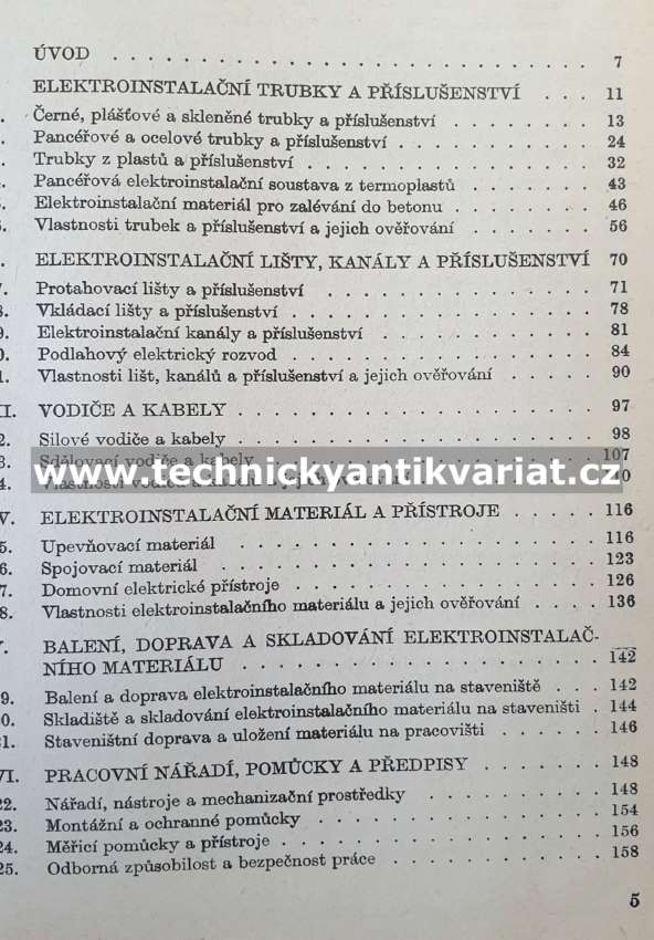 Elektrické rozvody v trubkách a lištách - Kvapilík, Sládek (1988)