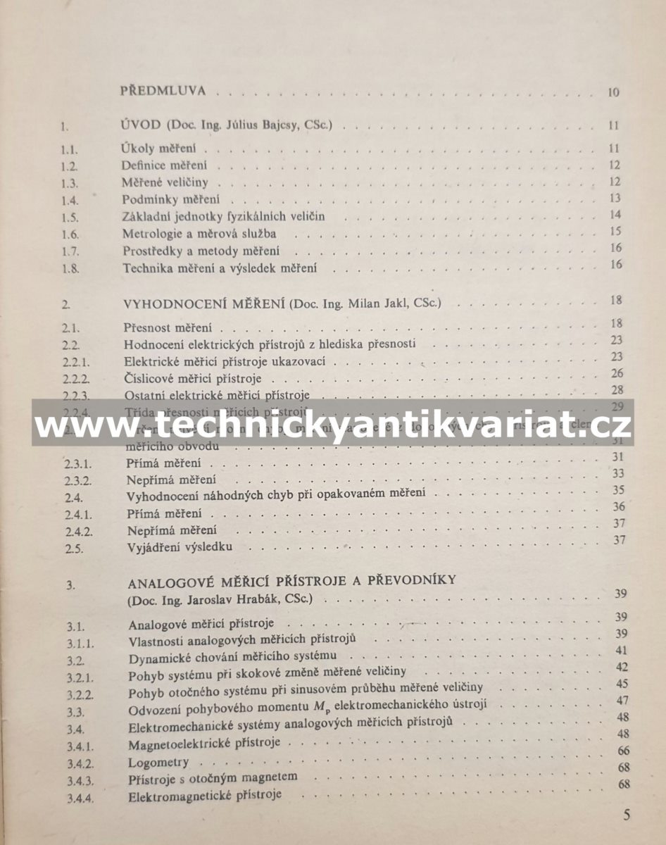 Elektrická měření - V. Fajt (1987)