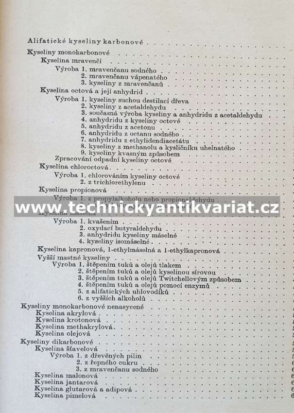 Organická technologie II. - Viktor Ettel (1956)