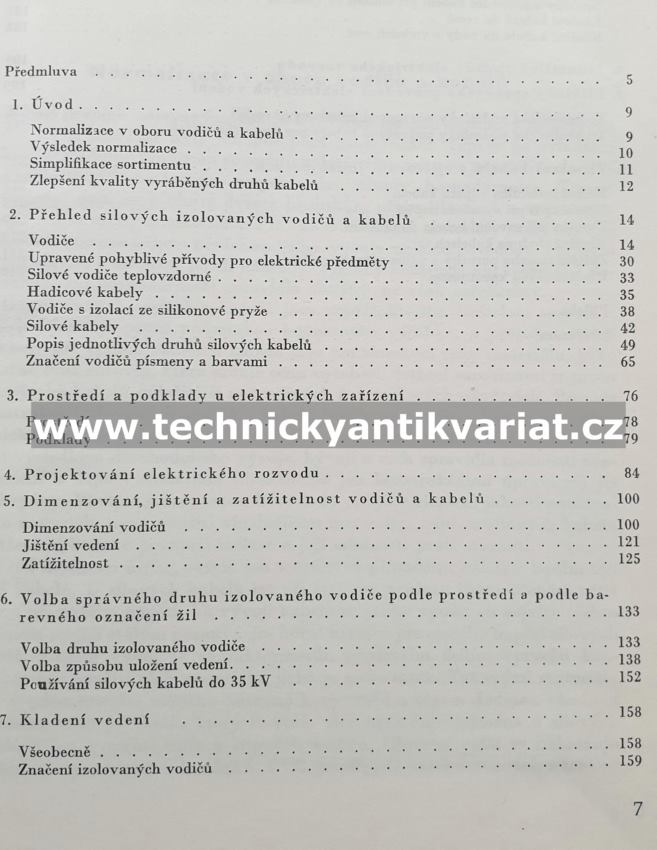 Vodiče a kabely - Roškota, Šustr (1969)
