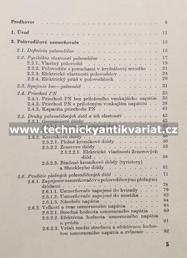 Polovodičové usmerňovače a stabilizátory napatia - Dodek. Trajtel (1970)