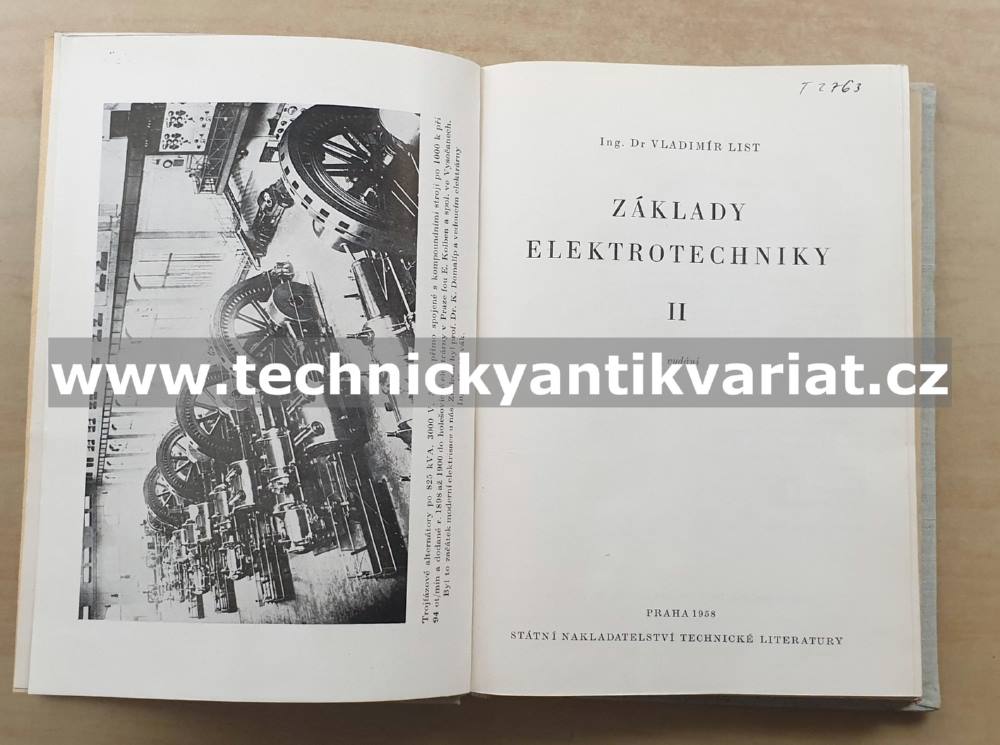 Základy elektrotechniky II. - Vladimír List (1958)