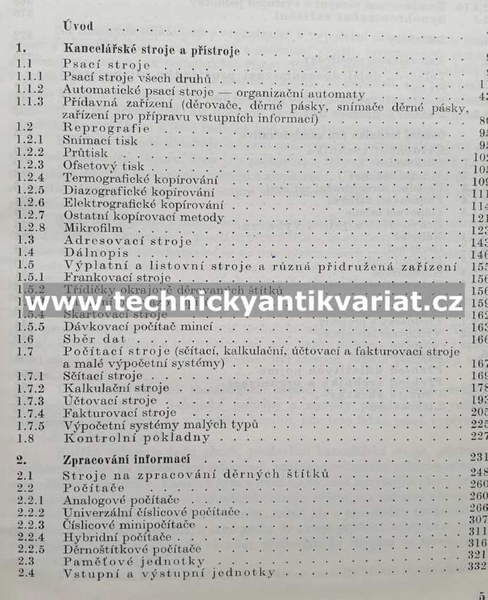 Kancelářské stroje, stroje na zpracování informací a pomocná zařízení ze zemí RVHP - Svoboda (1977)