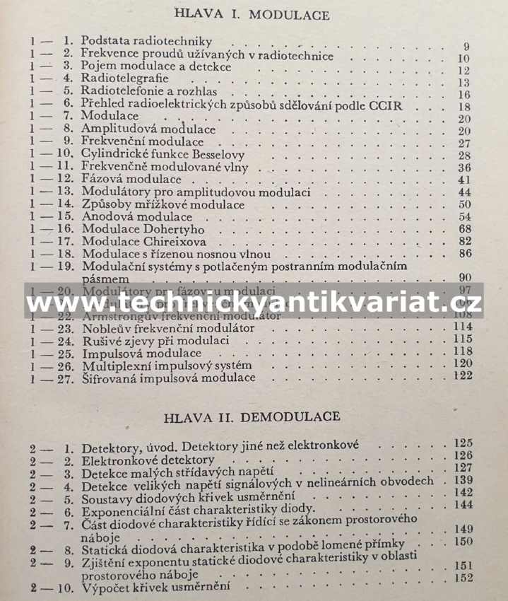 Základy radiotechniky II. Theorie radioelektrického sdělování - Josef Stránský (1951)