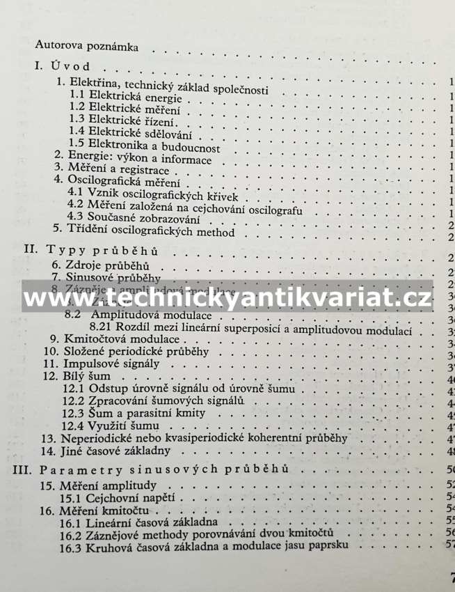 Oscilografická měření - Norton Nadler (1958)