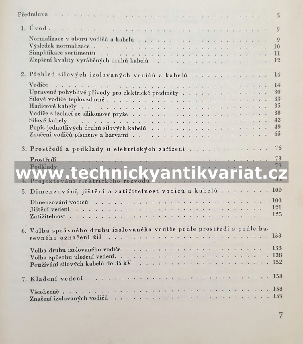 Vodiče a kabely - Roškota, Šustr (1969)