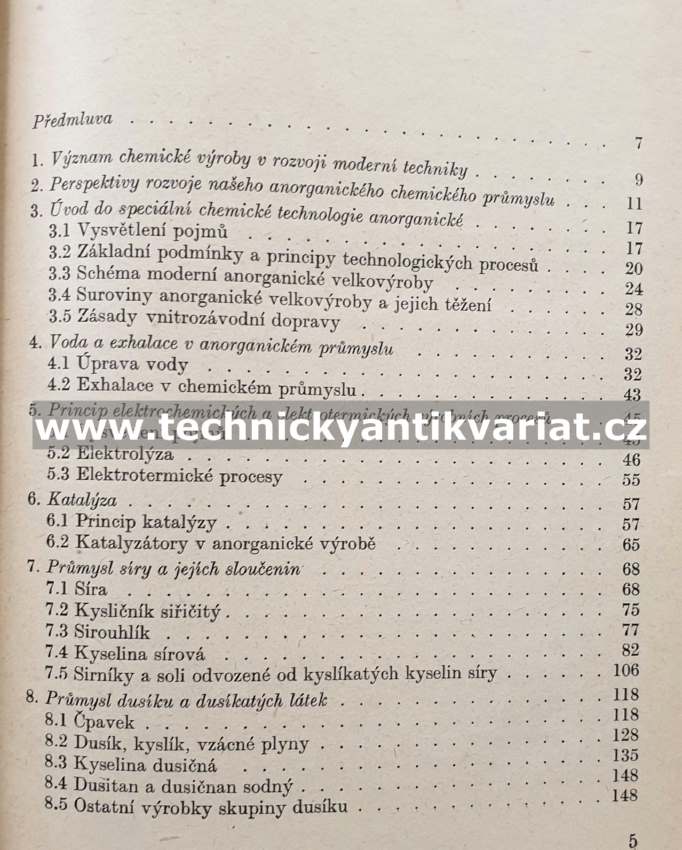 Speciální chemická technologie anorganická I. - Haken, Kalný (1963)