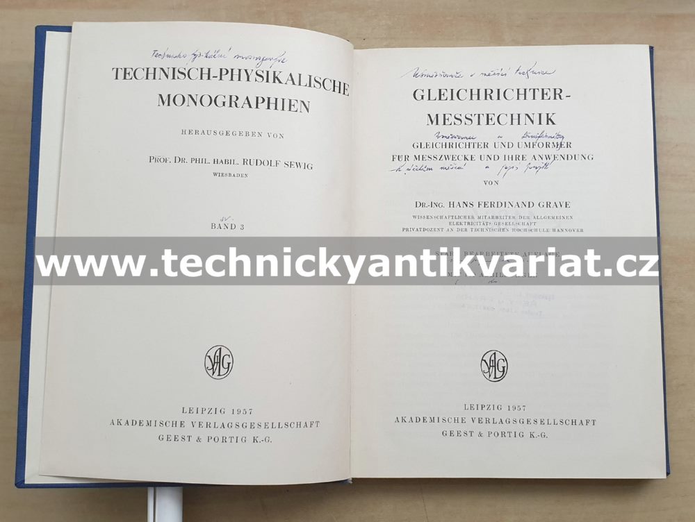 Technisch physikalische monographien - Gleichrichter messtechnik 3 - M. F. Grave (1957)