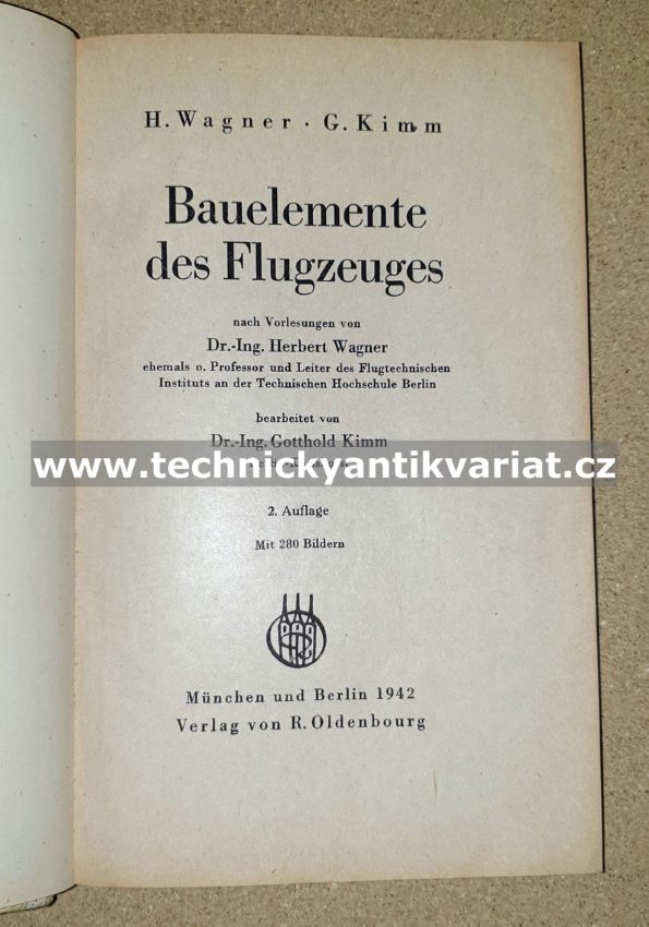 Bauelemente Des Flugzeuges - Wagner, Klim (1942)