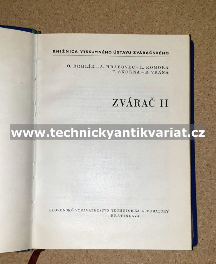 Zvárač II. - Brhlík, Komora, Skokna, Vrána (1962)