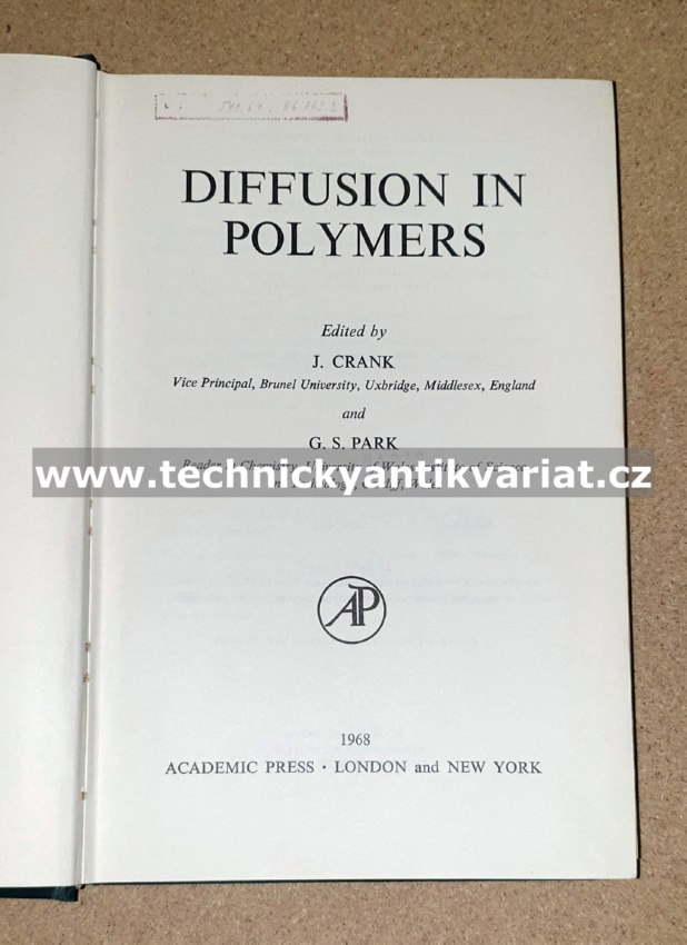 Diffusions of polymers - Crank, Park (1968)