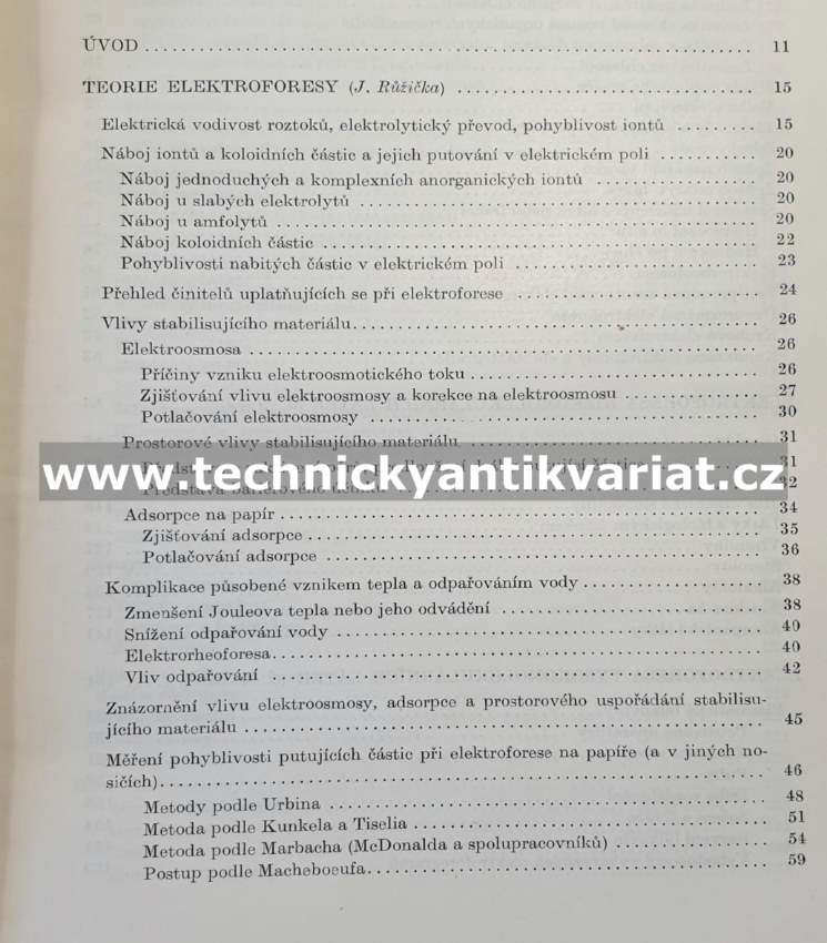 Elektroforesa na papíře a v jiných nosičích - Michalec, Kořínek, Musil, Růžička (1959)